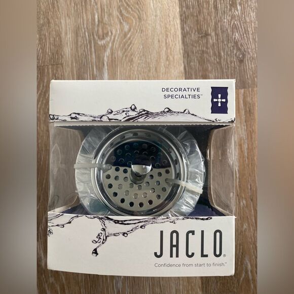 Jalco 2806-pch brass duo strainer polished chrome Kitchen Sink NEW - Picture 1 of 6